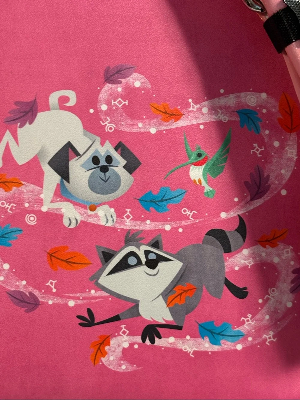 Loungefly Disney Pocahontas Colors of the Wind Pink Mini Backpack EUC
